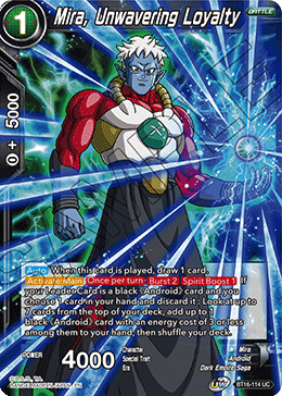 BT16-114 - Mira, Unwavering Loyalty - Uncommon FOIL