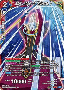 BT16-140 - Whis, Angel of Universe 7 - Rare FOIL