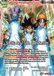 BT17-001 - Son Goku, Pan, & Trunks, Space Adventurers - Leader - Uncommon FOIL