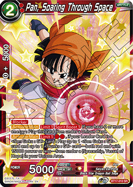 BT17-010 - Pan, Soaring Through Space - Super Rare