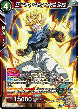 BT17-012 - SS Trunks, Soaring Through Space - Rare FOIL