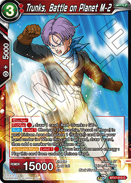 BT17-013 - Trunks, Battle on Planet M-2 - Common