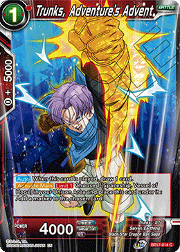 BT17-014 - Trunks, Adventure's Advent - Common