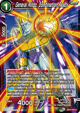 BT17-020 - General Rilldo, Combination Ready - Common