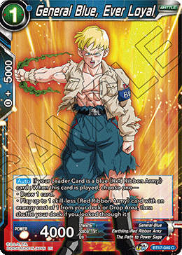 BT17-040 - General Blue, Ever Loyal - Common