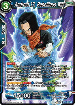 BT17-046 - Android 17, Rebellious Will - Uncommon FOIL