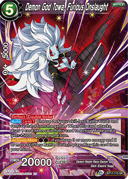 BT17-115 - Demon God Towa, Furious Onslaught - Super Rare