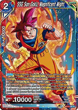 BT17-138 - SSG Son Goku, Magnificent Might - Uncommon