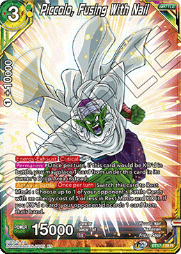 BT17-139 - Piccolo, Fusing With Nail - Rare FOIL