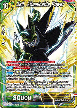 BT17-145 - Cell, Abominable Power - Super Rare Collectors Company BT17-145 - Cell, Abominable Power - Super Rare Collectors Company