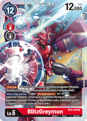 BT3-018 - BlitzGreymon - Super Rare