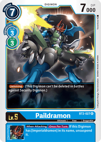 BT3-027 - Paildramon - Rare