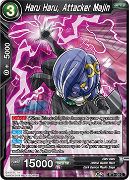 BT3-120 - Haru Haru, Attacker Majin - Reprint - Common