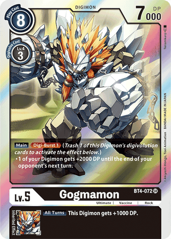 BT4-072 - Gogmamon - Super Rare