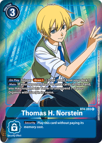 BT4-093 - Thomas H. Norstein - Rare ALT ART