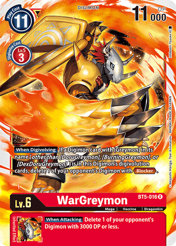 BT5-016 - WarGreymon - Rare