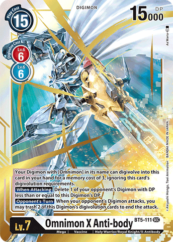 BT5-111 - Omnimon X Anti-body - Secret Rare