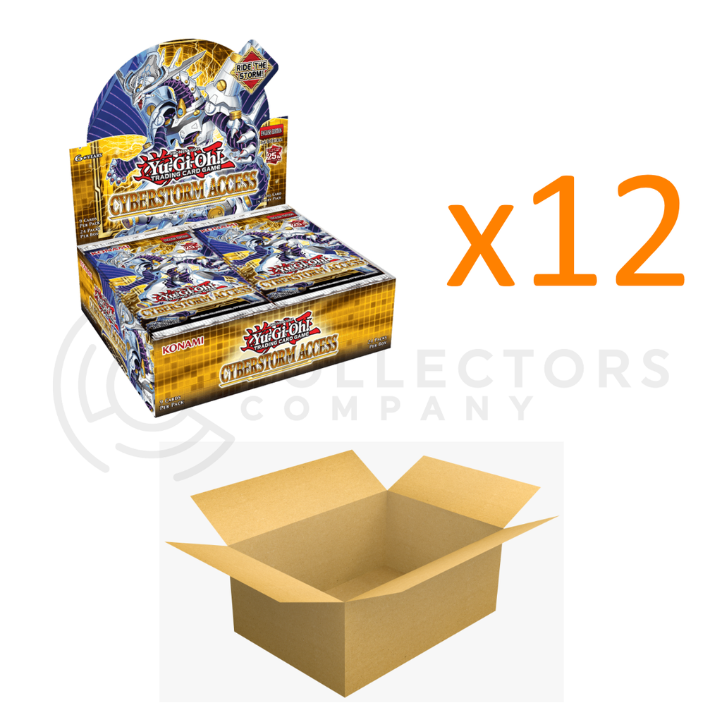 Yu-Gi-Oh! - Cyberstorm Access Booster Box CASE (x 12 Boxes) - Sealed Collectors Company Yu-Gi-Oh! - Cyberstorm Access Booster Box CASE (x 12 Boxes) - Sealed Collectors Company