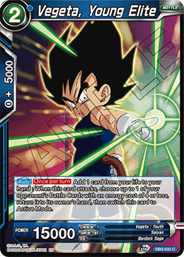 DB3-032 - Vegeta, Young Elite - Common