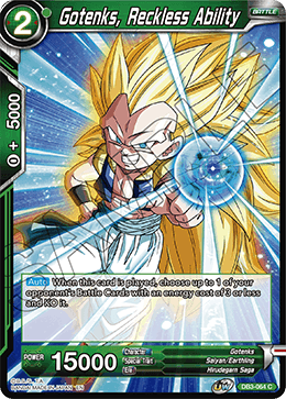 DB3-064 - Gotenks, Reckless Ability - Common