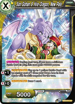 DB3-077 - Son Gohan & Hire-Dragon, New Pals - Uncommon