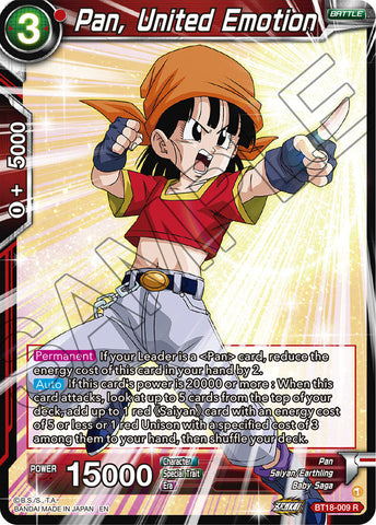 BT18-009 - Pan, United Emotion - Rare