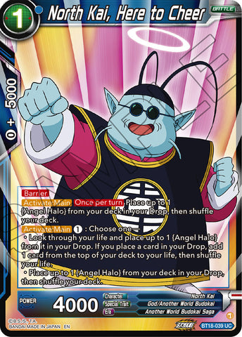 BT18-039 - North Kai, Here to Cheer - Uncommon FOIL