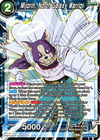 BT18-043 - Mijorin, North Galaxy Warrior - Uncommon FOIL