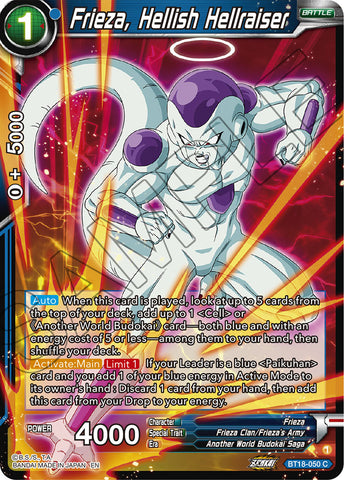 BT18-050 - Frieza, Hellish Hellraiser - Common FOIL