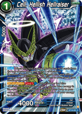BT18-051 - Cell, Hellish Hellraiser - Common FOIL