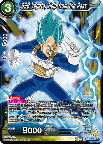 BT18-055 - SSB Vegeta, Help from the Past - Common FOIL