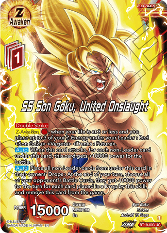 BT19-003 - SS Son Goku, United Onslaught - Uncommon
