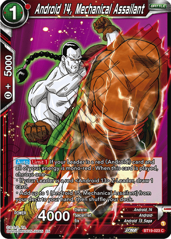 BT19-023 - Android 14, Mechanical Assailant - Common FOIL