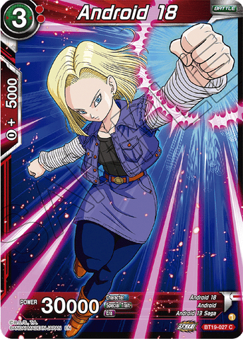 BT19-027 - Android 18 - Common FOIL