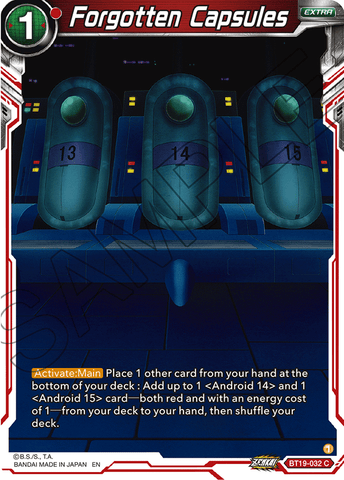 BT19-032 - Forgotten Capsules - Common