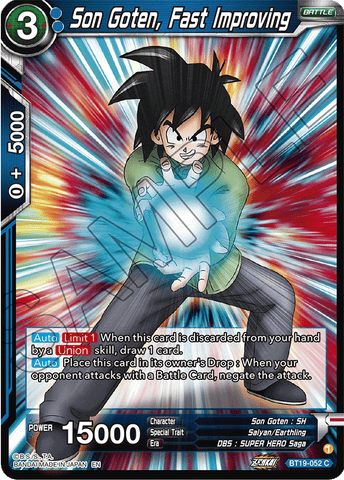 BT19-052 - Son Goten, Fast Improving - Common