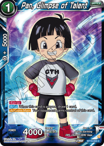 BT19-055 - Pan, Glimpse of Talent - Common