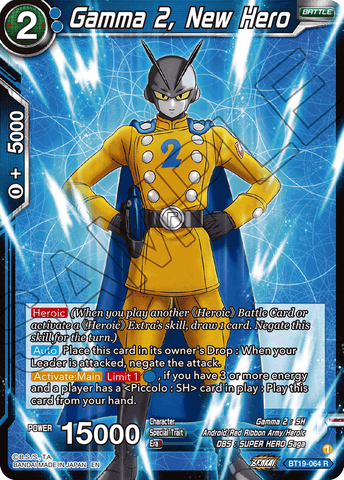 BT19-064 - Gamma 2, New Hero - Rare