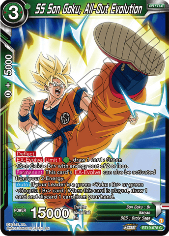 BT19-078 - SS Son Goku, All-Out Evolution - Common