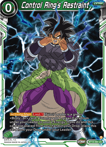 BT19-094 - Control Ring's Restraint - Uncommon