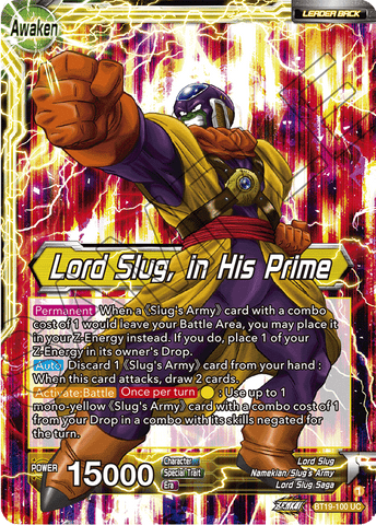 BT19-100 - Lord Slug, in His Prime - Leader - Uncommon FOIL