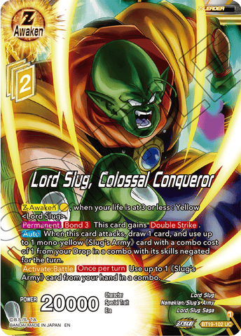 BT19-102 - Lord Slug, Colossal Conqueror - Uncommon FOIL