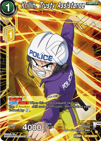BT19-105 - Krillin, Trusty Assistance - Common