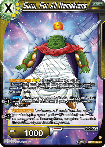 BT19-107 - Guru, For All Namekians - Common