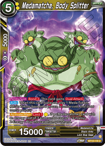BT19-118 - Medamatcha, Body Splitter - Common