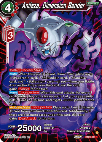BT20-006 - Anilaza, Dimension Bender - Rare FOIL