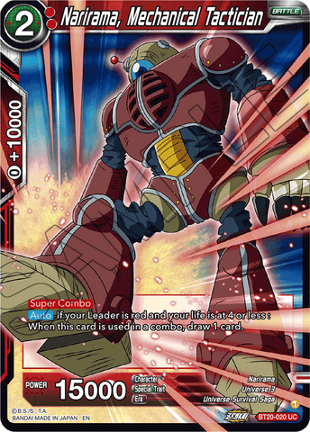 BT20-020 - Narirama, Mechanical Tactician - Uncommon