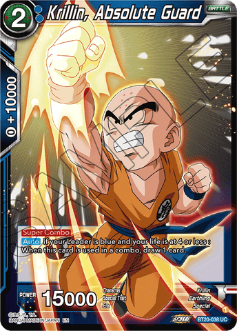 BT20-038 - Krillin, Absolute Guard - Uncommon