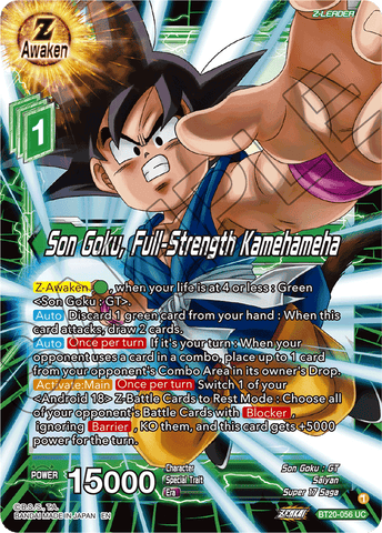 BT20-056 - Son Goku, Full-Strength Kamehameha - Uncommon