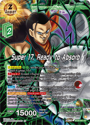 BT20-057 - Super 17, Ready to Absorb - Uncommon
